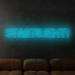 Napis LED Startujemy