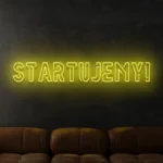 Napis LED Startujemy