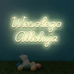 Napis LED Wesołego Alleluja