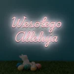 Napis LED Wesołego Alleluja