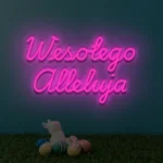 Napis LED Wesołego Alleluja