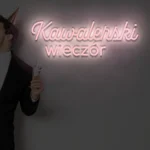 Napis LED Kawalerski wieczór