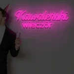Napis LED Kawalerski wieczór