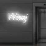 Napis LED Witaj