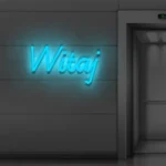 Napis LED Witaj