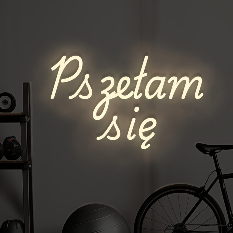 Napis LED Przełam się